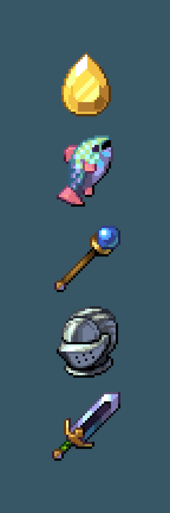 Pixel Fantasy Rpg Icons X By Thomas Feichtmeir Cyangmou