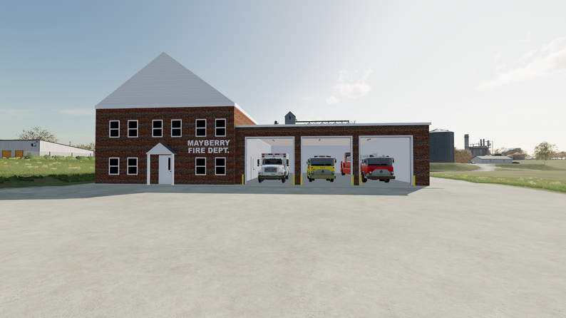 Placeable Fire Station Pack By Woodmeadow Farm Modding