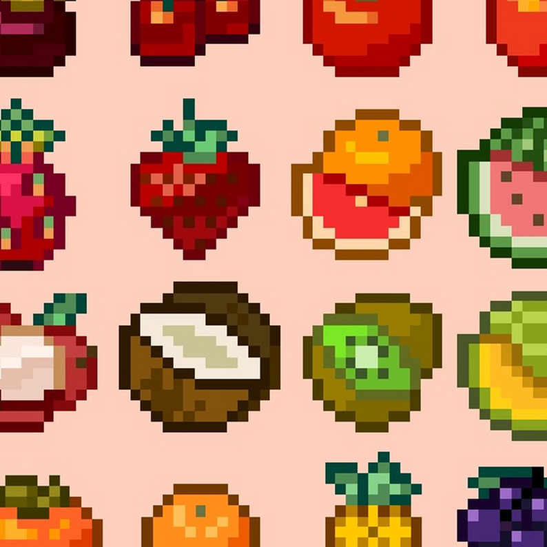 Fruits Asset 16x16 FREE By PconTa