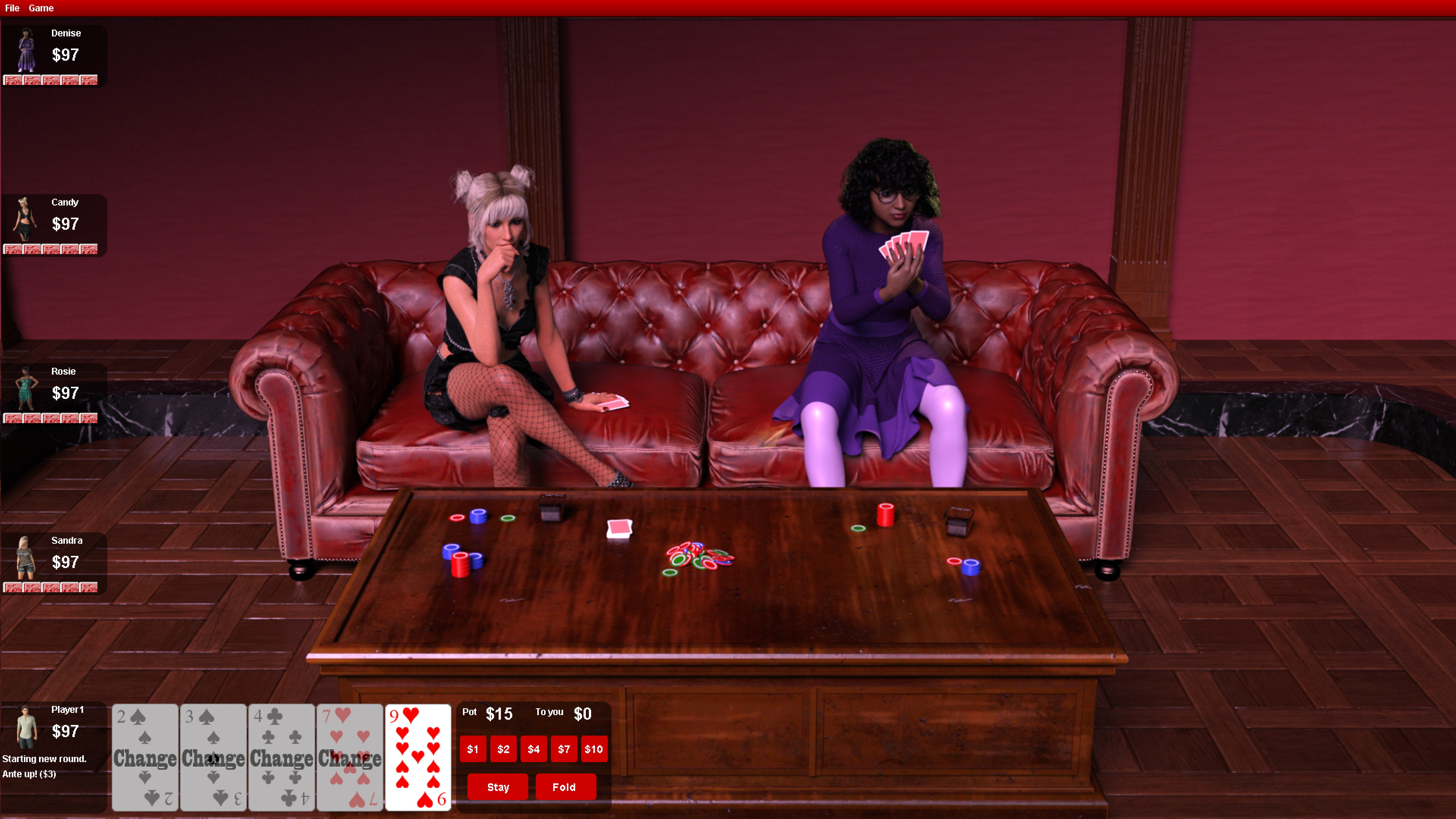 Wild Hardcore Anime Girls Playing Strip Poker Anime Girls Playing Strip Poker Beguiling Collectible Poker