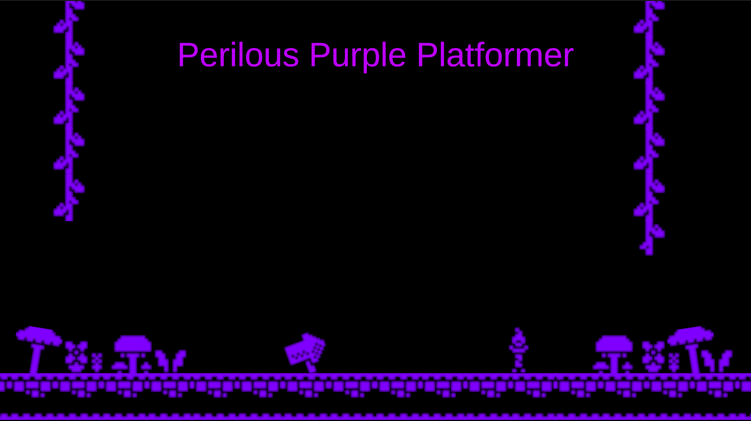 Perilous Purple Platformer By Theking