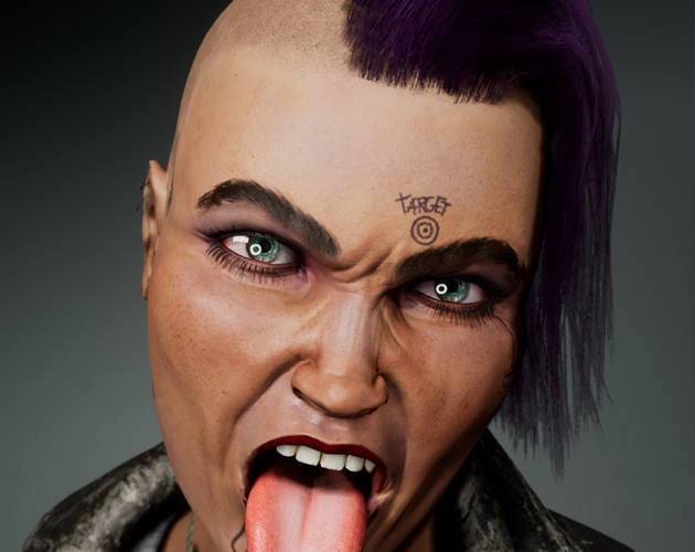 Punk Girl D Character By Simonrogers For D Character Art Challenge