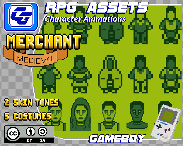 Rpg Asset Character Merchant Gb By Chasersgaming