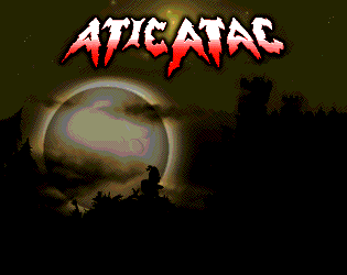 Atic Atac Remake ZX Spectrum Next By 9bitcolor