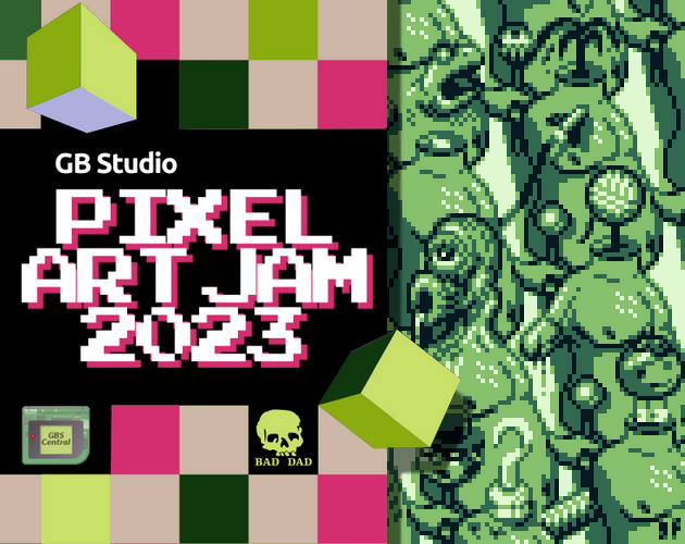 GB Pixel Art Jam 2023 Submission By Gumpy Function