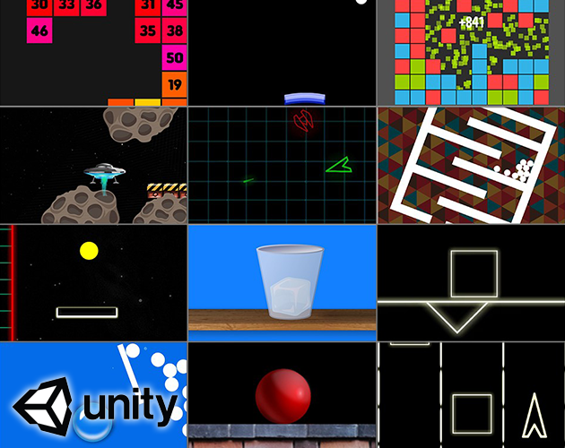 Games Bundle Unity Source Code By Neonspacefighter