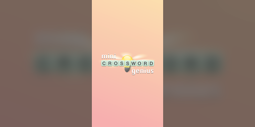 Cover image for Mini Crossword Genius