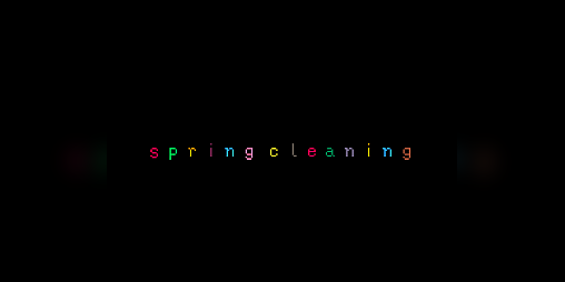 Cover image for Spring Cleaning