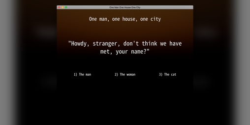 Cover image for One man, one house, one city