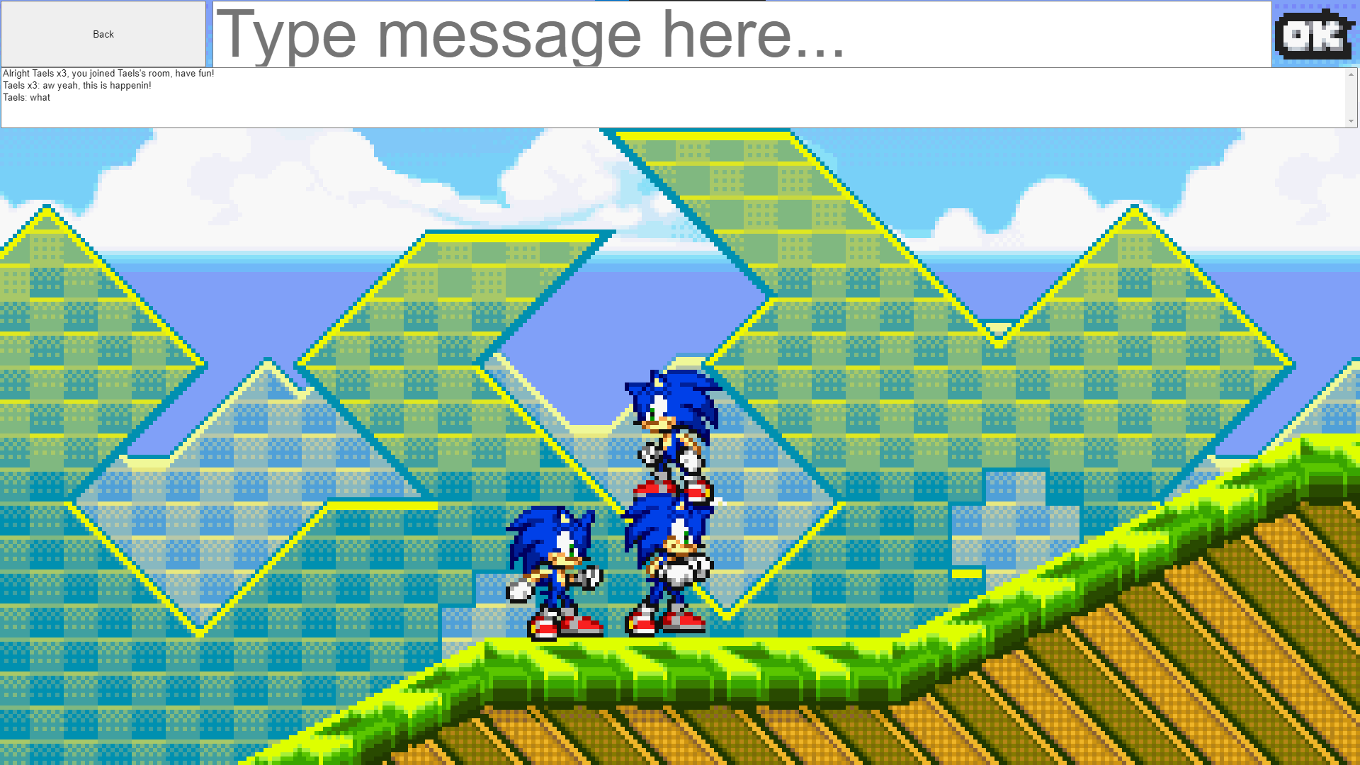 The Leaf Forest Zone - Sonic Advance backgrounds