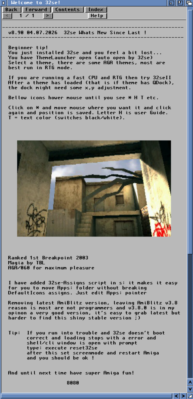 Screenshot 10 for AmigaOS 32se