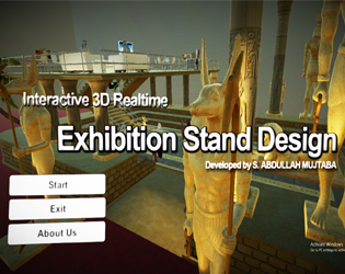 3D Realtime Of Exhibition Stand