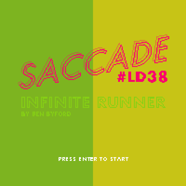 Saccade - #LD30 infinite runner