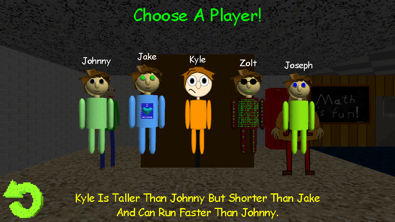 Screenshot of the game Baldi's Basics : r/weirddalle