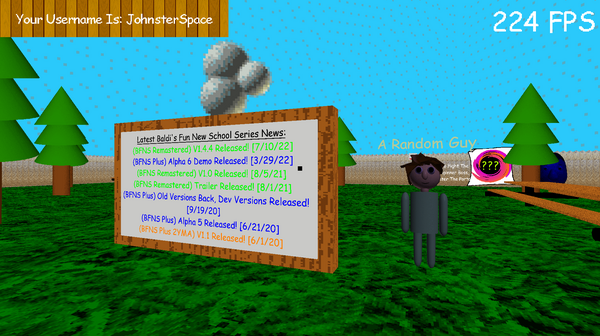 Dev. Update #4: New Characters! - Baldi's Fun New School Plus™ Classic  Edition by JohnsterSpaceGames