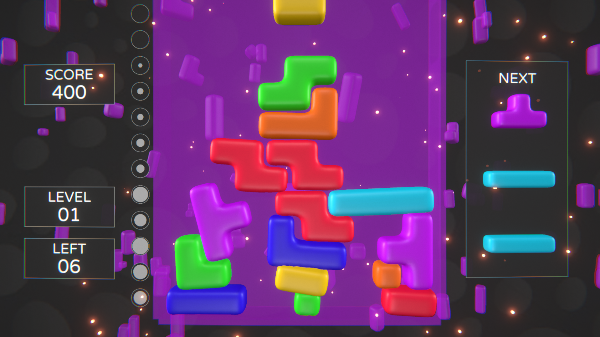 Soft-body Tetris by Newbie Indie Game Dev