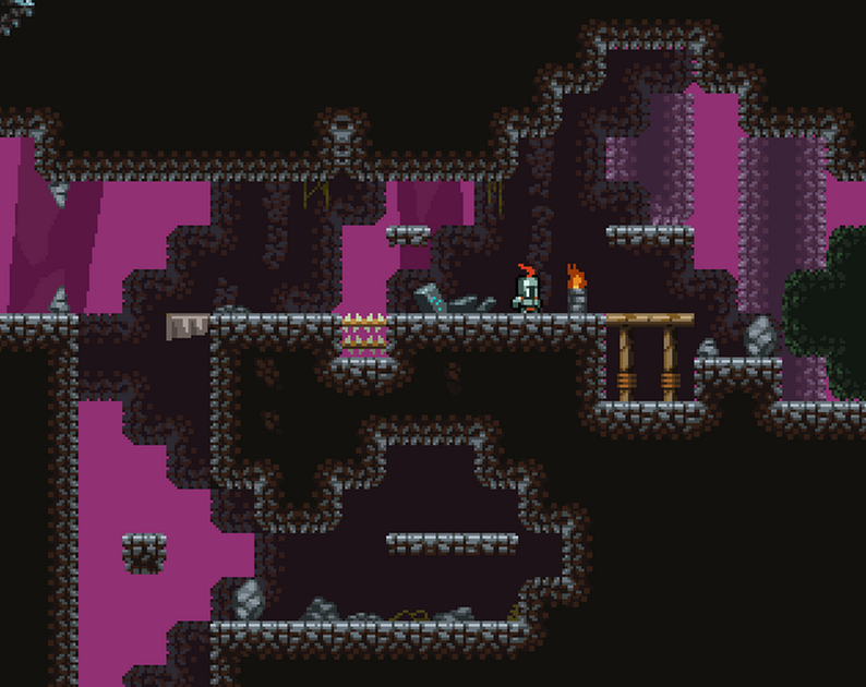 Rocky Caves Platformer Tileset by andr.art