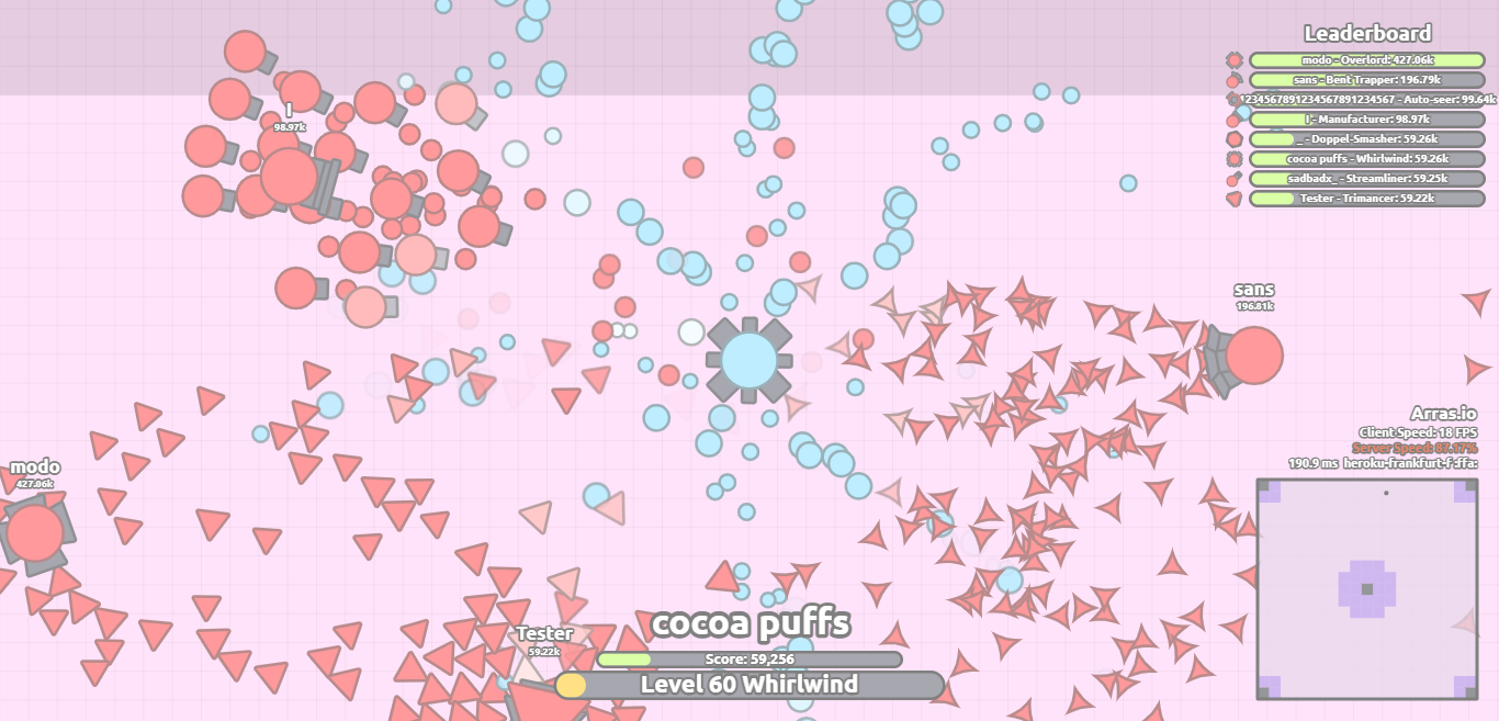 This is an online game called arras.io - Imgflip