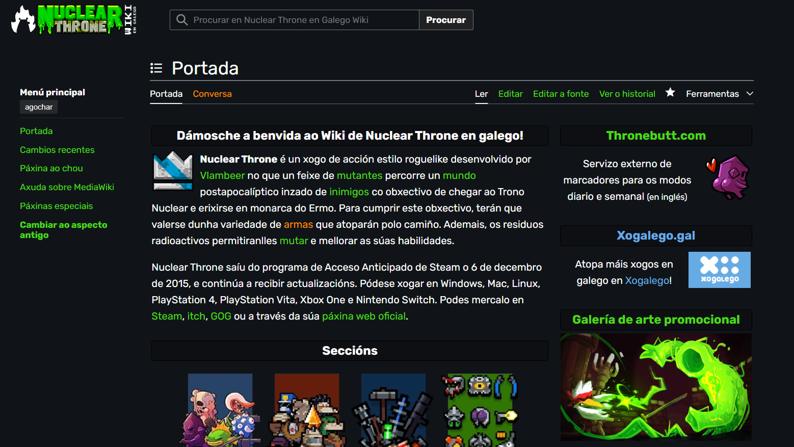 Screenshot 7 for Nuclear Throne en galego