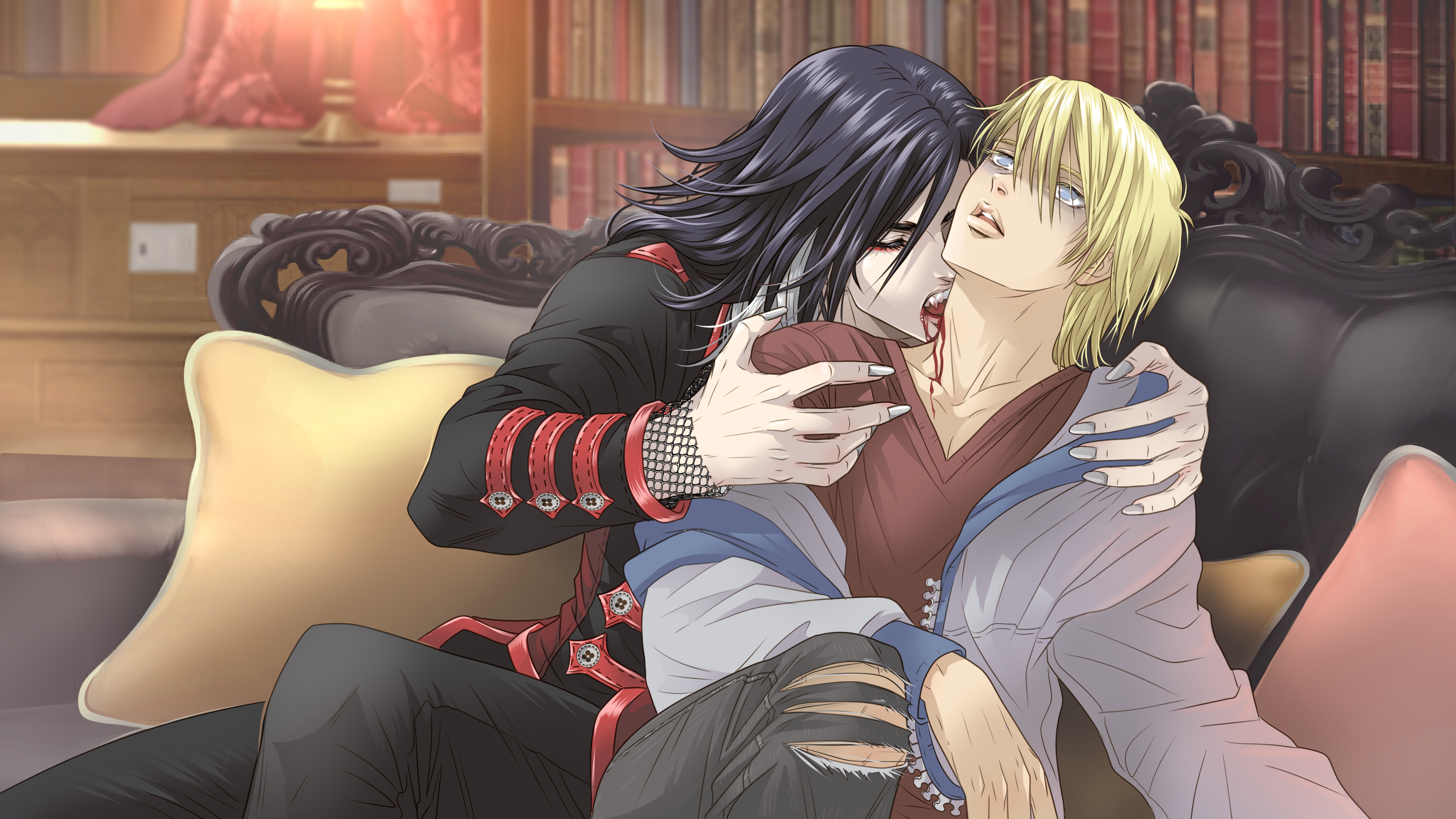 Vampire Slave Chapter 1 Free Now! - Vampire Slave: A Yaoi Visual Novel by Y  Press Games