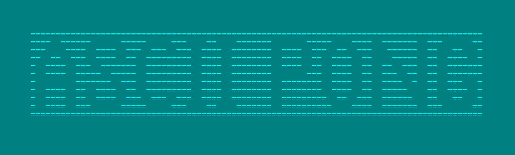 ASCII Pong