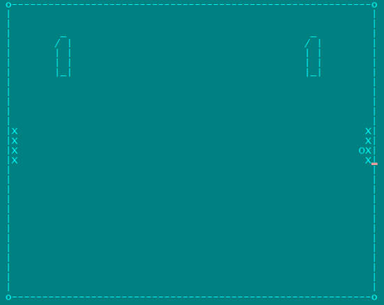 ASCII Pong