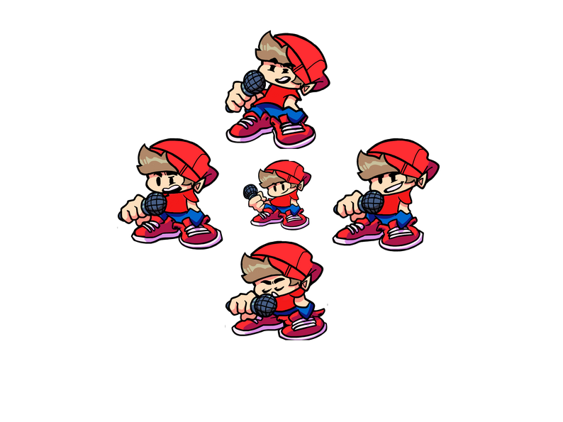 Red X as BF! (FNF) by RedXStudios