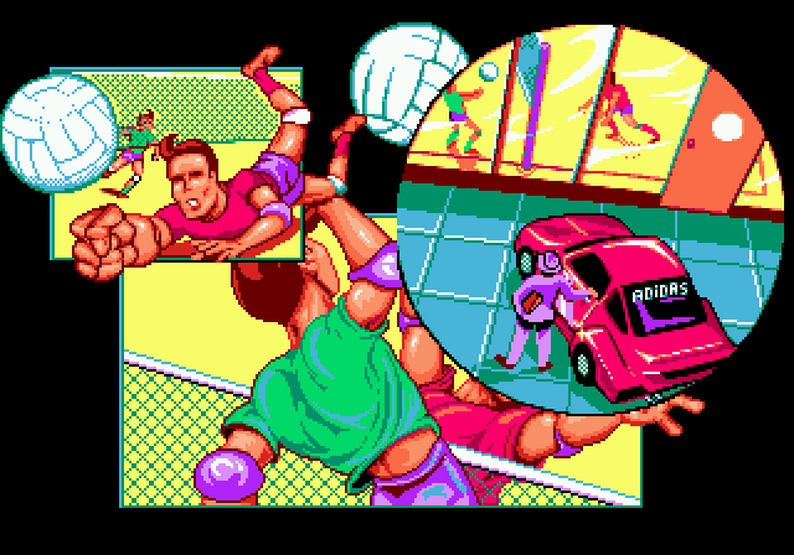 OCEAN BEACH VOLLEY Sega Megadrive by Zteam