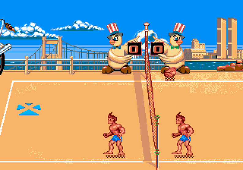 OCEAN BEACH VOLLEY Sega Megadrive by Zteam