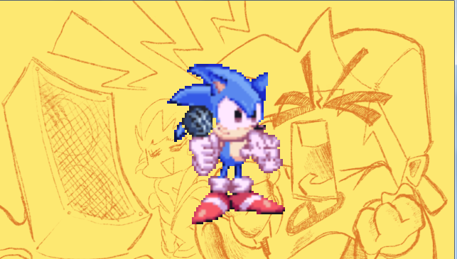 Sonic The Hedgehog Pixel Fnf Week - Imgflip