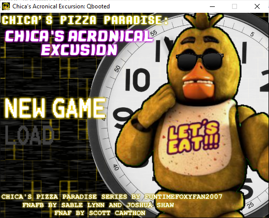 New Update - Chica's Acronical Excursion: Qbooted by Qbot