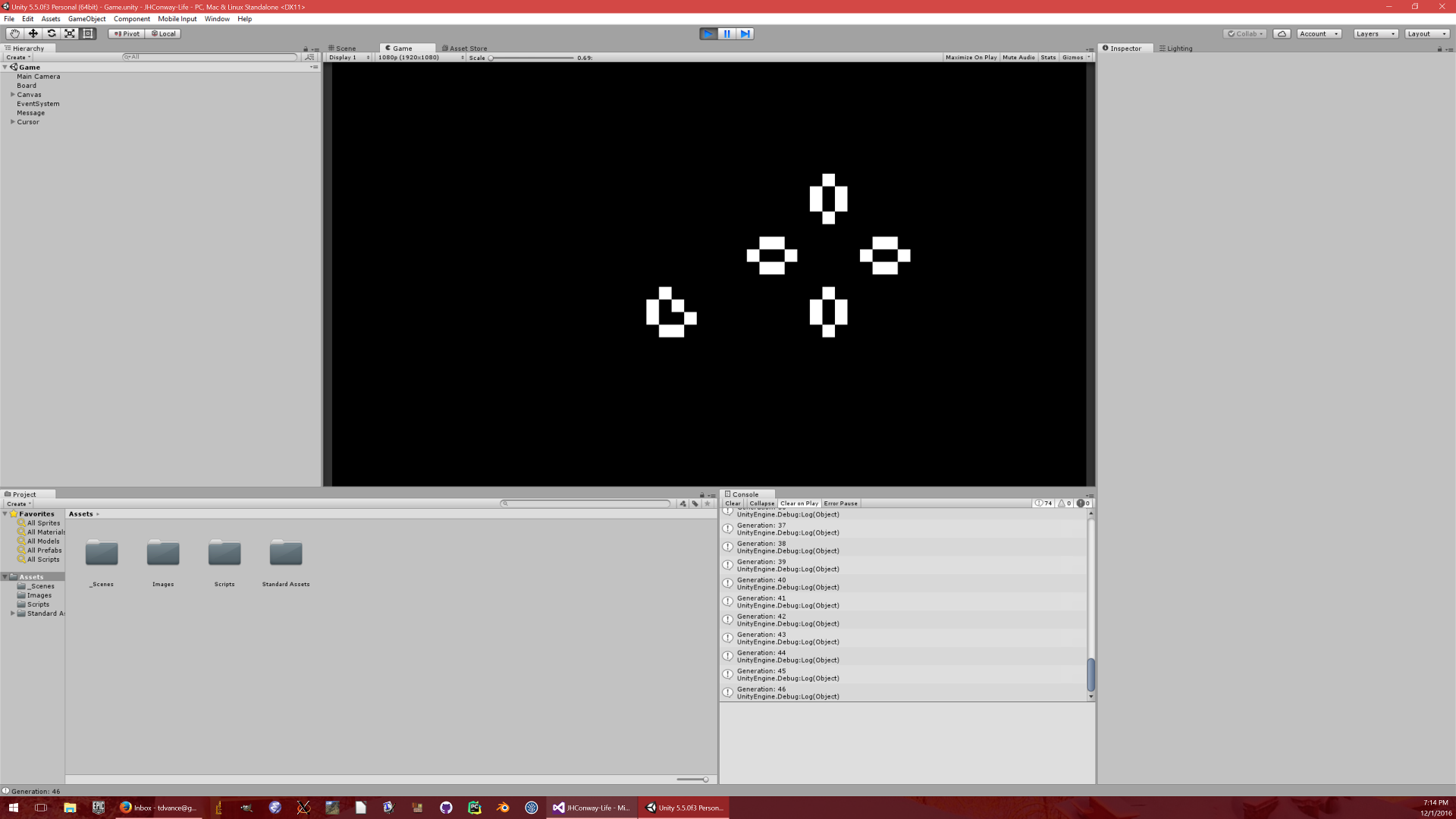 John Horton Conway's Game Of Life by Todd D. Vance