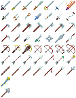 More Weapons + Reorganization - 16x16 Simple Pixel Art Weapons by ...