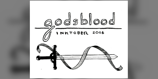 Cover image for Godsblood - Inktober 2016