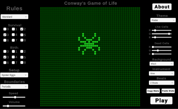 Conway's Game Of Life - Play Conway's Game Of Life On Garten Of Banban