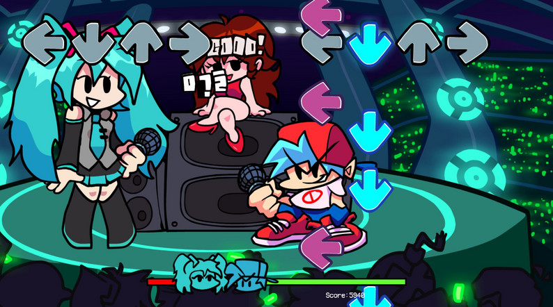 Friday Night Funkin' + Hatsune Miku / FULL WEEK by Caleb