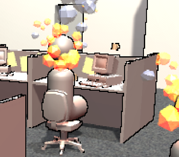 Office People On Fire