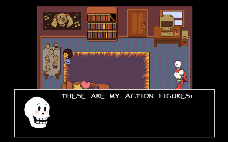 Undertale: A Date With Papyrus by meddykip, dices, cioutar