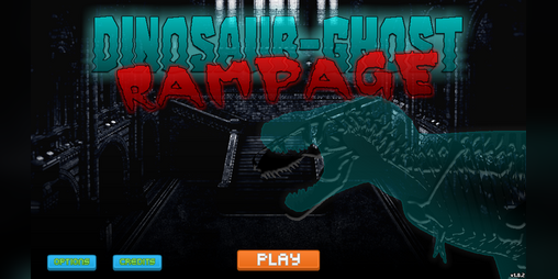 Cover image for Dinosaur-Ghost Rampage!
