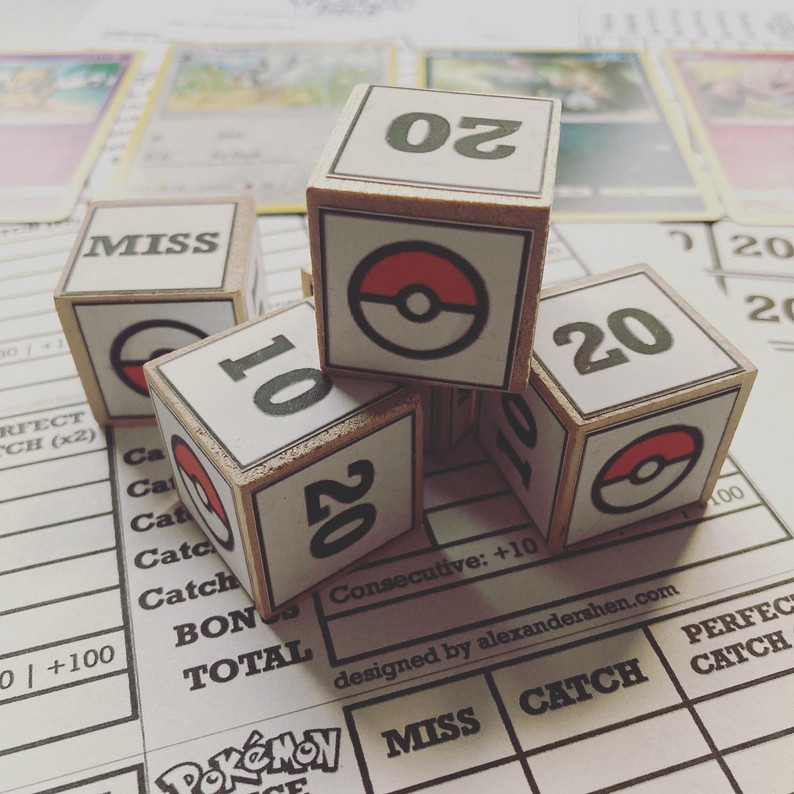 Pokemon Dice by Shenbot Makes