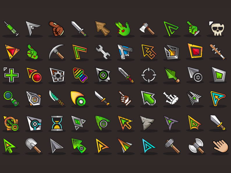 60 game cursors by cruizrf