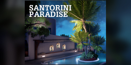 Cover image for Santorini Paradise