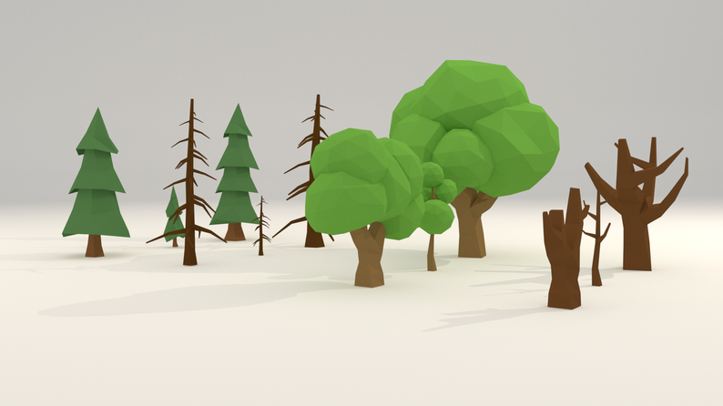 Low Poly Forest Pack by Jaks