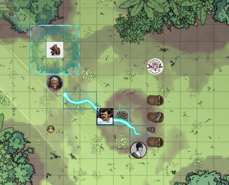 Pathfinder 2e Compatible Spell Template tokens for your Virtual Table ...
