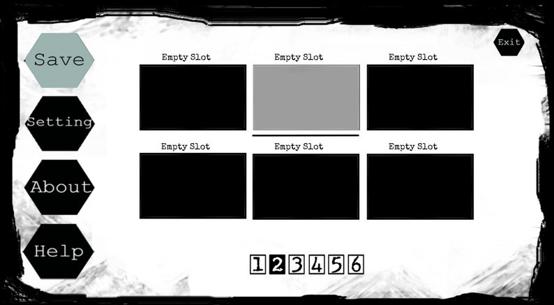 Visual Novel Gui Roses Visual Novel GUI Pack001 (Black&White #1) by Smileflower