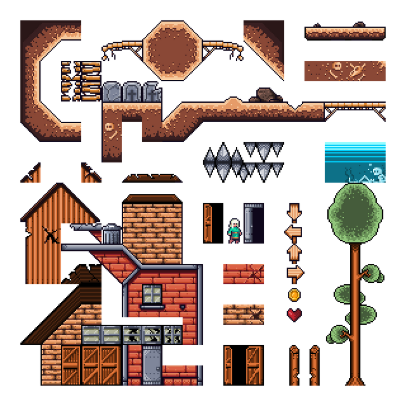 Island of Loss - Tileset - Pack by Soupixel