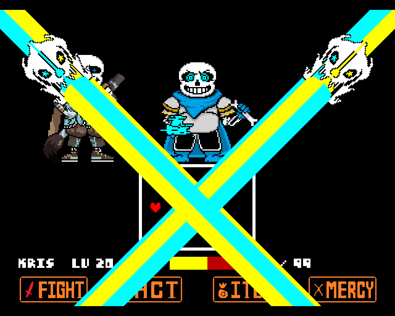 Ink!Sans 2 player fight (P1 Ink P2 Player) by SwitchGlitch - Play Online -  Game Jolt