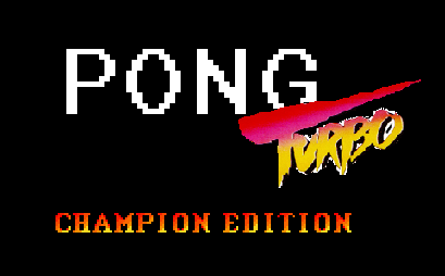 Cover image for Pong: Turbo Champion Edition