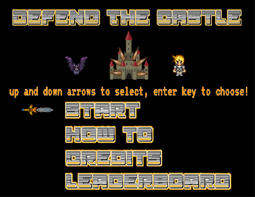 defend your castle shortcut keys