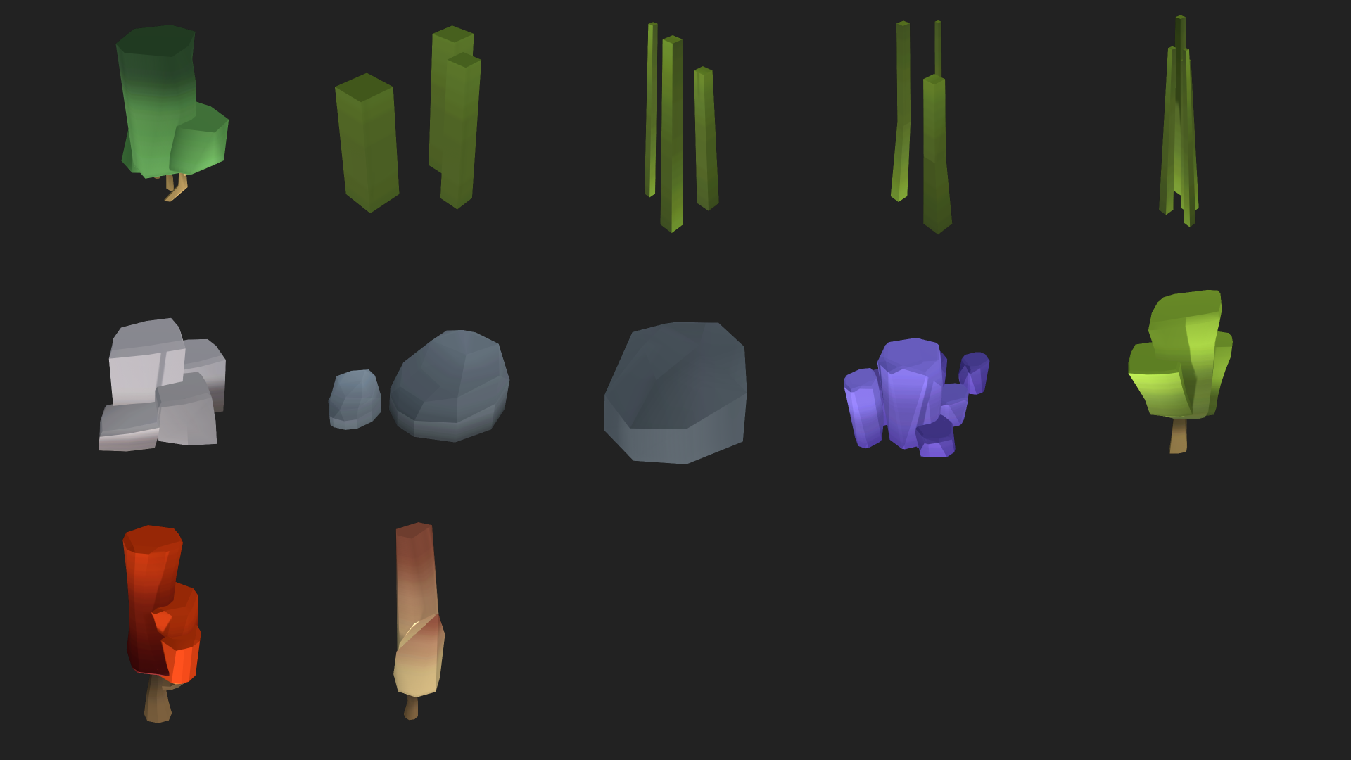 [Devlog #1] LowPoly Tiny Trees and Rocks Update - FREE LumaGrove ...